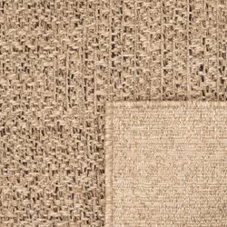 vidaXL Rug Floor Carpet for Indoor and Outdoor Door Mat Kitchen Rug Jute Look - 120 x 170 cm, square - Additional view 5