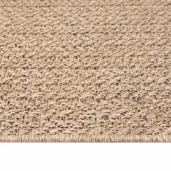 vidaXL Rug Floor Carpet for Indoor and Outdoor Door Mat Kitchen Rug Jute Look - 160 x 230 cm, square - Additional view 4