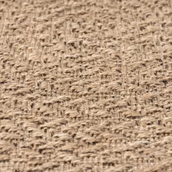 vidaXL Rug Floor Carpet for Indoor and Outdoor Door Mat Kitchen Rug Jute Look - 90 cm, round - Additional view 5