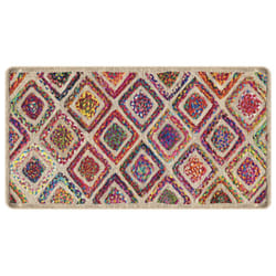 vidaXL Rug Washable Patchwork Anti Slip Home Floor Carpet Floor Area Rug Mat - multicolour, 80 x 150 cm