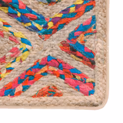 vidaXL Rug Washable Patchwork Anti Slip Home Floor Carpet Floor Area Rug Mat - multicolour, 120 x 180 cm