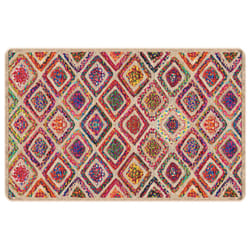 vidaXL Rug Washable Patchwork Anti Slip Home Floor Carpet Floor Area Rug Mat - multicolour, 190 x 300 cm