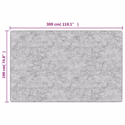 vidaXL Rug Washable Patchwork Anti Slip Home Floor Carpet Floor Area Rug Mat - multicolour, 190 x 300 cm