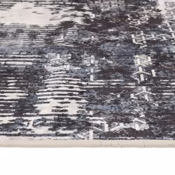 vidaXL Rug Washable Patchwork Anti Slip Home Floor Carpet Floor Area Rug Mat - black and white, 160 x 230 cm - Additional view 5