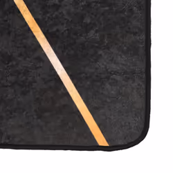 vidaXL Rug Washable Patchwork Anti Slip Home Floor Carpet Floor Area Rug Mat - black and gold, 80 x 300 cm - Additional view 2