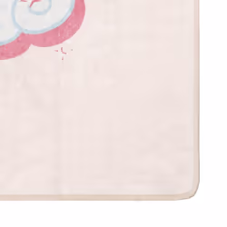vidaXL Kids' Rug Washable Anti Slip Soft Floor Mat Area Carpet Rug Unicorn - pink