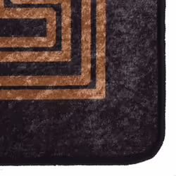 vidaXL Rug Washable Patchwork Anti Slip Home Floor Carpet Floor Area Rug Mat - black, 400 x 300 cm - Additional view 2