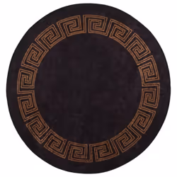vidaXL Rug Washable Patchwork Anti Slip Home Floor Carpet Floor Area Rug Mat - black, 200 cm