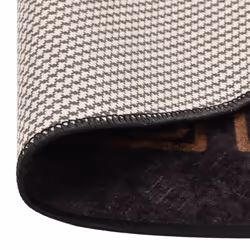 vidaXL Rug Washable Patchwork Anti Slip Home Floor Carpet Floor Area Rug Mat - black, 200 cm