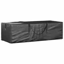 vidaXL Christmas Tree Storage Bags Heavy-duty Bags 2 pcs Black Polyethylene