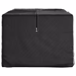 vidaXL Christmas Tree Storage Bags Heavy-duty Bags 2 pcs Black Polyethylene - Additional view 4