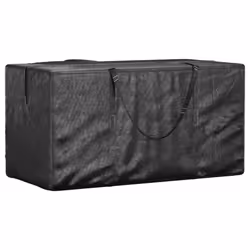 vidaXL Christmas Tree Storage Bags Xmas Tree Storage Bag Black Polyethylene - 150 x 75 x 75 cm/ 2 pcs
