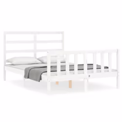 VidaXL 3191907, White, 145.5 cm, 2.06 m, 100 cm, 1400 x 2000 mm, 21 cm