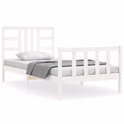 VidaXL 3191962, White, 105.5 cm, 2.06 m, 100 cm, 1400 x 2000 mm, 21 cm