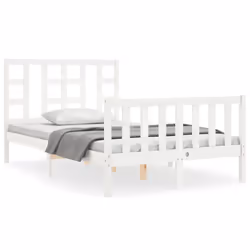 VidaXL 3191967, White, 125.5 cm, 2.06 m, 100 cm, 1200 x 2000 mm, 21 cm