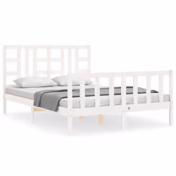 VidaXL 3191972, White, 145.5 cm, 2.06 m, 100 cm, 1400 x 2000 mm, 21 cm