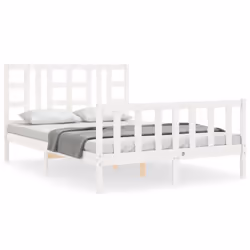 VidaXL 3191977, White, 155.5 cm, 2.06 m, 100 cm, 1500 x 2000 mm, 21 cm