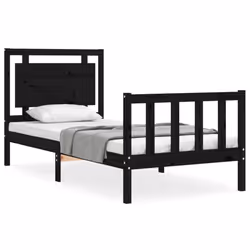 VidaXL 3192130, Black, 80.5 cm, 195.5 cm, 100 cm, 750 x 1900 mm, 21 cm
