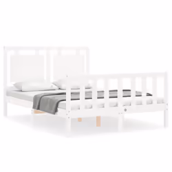 VidaXL 3192167, White, 145.5 cm, 2.06 m, 100 cm, 1400 x 2000 mm, 21 cm