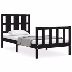 VidaXL 3192225, Black, 105.5 cm, 2.06 m, 100 cm, 1000 x 2000 mm, 21 cm