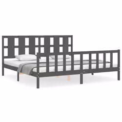 VidaXL 3192253, Grey, 2.06 m, 2.06 m, 100 cm, 2000 x 2000 mm, 21 cm