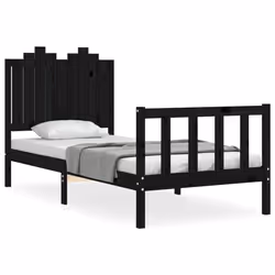VidaXL 3192290, Black, 105.5 cm, 2.06 m, 110 cm, 1000 x 2000 mm, 21 cm