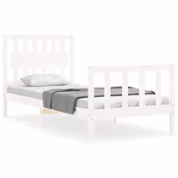 VidaXL 3192392, White, 95.5 cm, 195.5 cm, 100 cm, 900 x 1900 mm, 21 cm