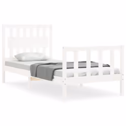 VidaXL 3192417, White, 105.5 cm, 2.06 m, 100 cm, 1400 x 2000 mm, 21 cm