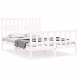 VidaXL 3192427, White, 145.5 cm, 2.06 m, 100 cm, 1400 x 2000 mm, 21 cm