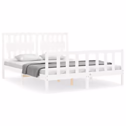 VidaXL 3192432, White, 155.5 cm, 2.06 m, 100 cm, 1500 x 2000 mm, 21 cm