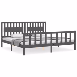 VidaXL 3192448, Grey, 2.06 m, 2.06 m, 100 cm, 2000 x 2000 mm, 21 cm