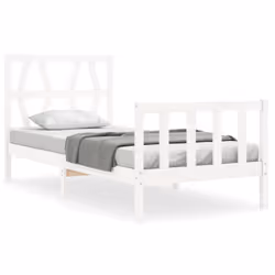 VidaXL 3192462, White, 125.5 cm, 195.5 cm, 100 cm, 1200 x 1900 mm, 21 cm