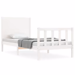 VidaXL 3192742, White, 1055 mm, 2.06 m, 1000 mm, 1400 x 2000 mm, 21 cm