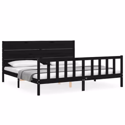 VidaXL 3192775, Black, 2.06 m, 2.06 m, 100 cm, 2000 x 2000 mm, 21 cm