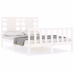 VidaXL 3192787, White, 125.5 cm, 195.5 cm, 100 cm, 1200 x 1900 mm, 21 cm