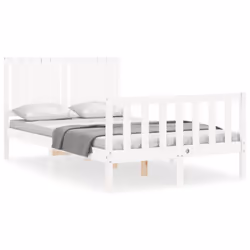 VidaXL 3192917, White, 1255 mm, 195.5 cm, 1000 mm, 1200 x 1900 mm, 21 cm