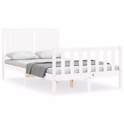 VidaXL 3192942, White, 125.5 cm, 2.06 m, 100 cm, 1200 x 2000 mm, 21 cm