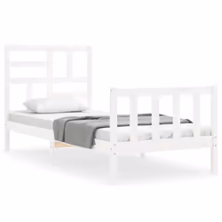 VidaXL 3193037, White, 805 mm, 195.5 cm, 1040 mm, 750 x 1900 mm, 21 cm