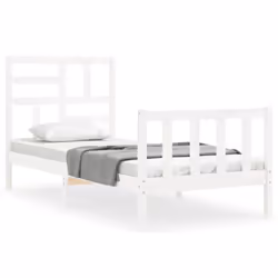 VidaXL 3193042, White, 95.5 cm, 195.5 cm, 104 cm, 900 x 1900 mm, 21 cm