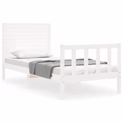 VidaXL 3193167, White, 80.5 cm, 195.5 cm, 100 cm, 750 x 1900 mm, 21 cm