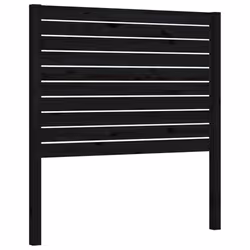 vidaXL Bed Frame Platform Bed with Headboard White Small Double Solid Wood - black, 75 x 190 cm - Additional view 7