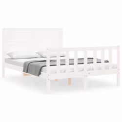 VidaXL 3193217, White, 165.5 cm, 2.06 m, 100 cm, 1600 x 2000 mm, 21 cm