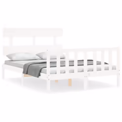 VidaXL 3193242, White, 125.5 cm, 195.5 cm, 81 cm, 1200 x 1900 mm, 21 cm