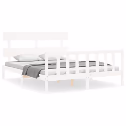 VidaXL 3193282, White, 165.5 cm, 2.06 m, 81 cm, 1600 x 2000 mm, 21 cm