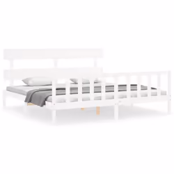 VidaXL 3193292, White, 2.06 m, 2.06 m, 81 cm, 2000 x 2000 mm, 21 cm