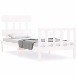 VidaXL 3193302, White, 95.5 cm, 195.5 cm, 81 cm, 900 x 1900 mm, 21 cm