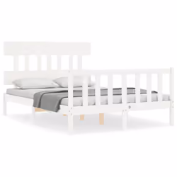 VidaXL 3193307, White, 1255 mm, 195.5 cm, 810 mm, 1200 x 1900 mm, 21 cm