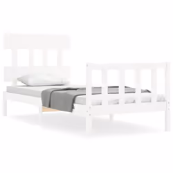 VidaXL 3193327, White, 105.5 cm, 2.06 m, 81 cm, 1400 x 2000 mm, 21 cm
