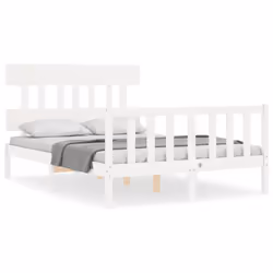 VidaXL 3193337, White, 145.5 cm, 2.06 m, 81 cm, 1400 x 2000 mm, 21 cm