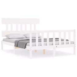 VidaXL 3193342, White, 1555 mm, 2.06 m, 810 mm, 1500 x 2000 mm, 21 cm